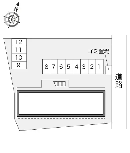 ★手数料０円★さいたま市西区三橋５丁目 月極駐車場